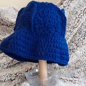 Handmade Blue Crochet Blanket